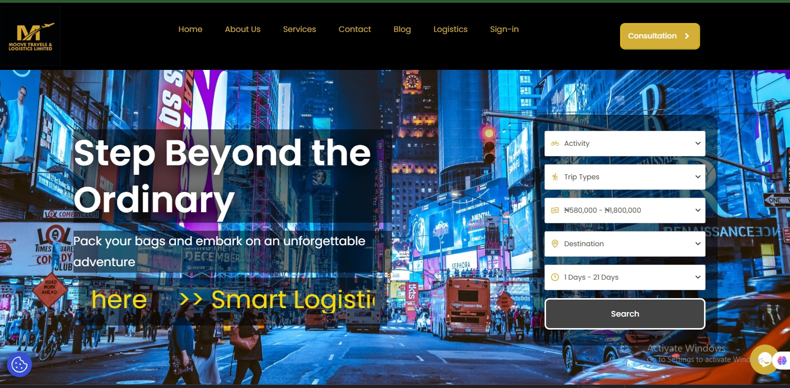 Travel Website Project